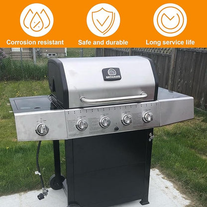 DHLG-12 Grill Igniter Kit for Charbroil, Kenmore, Broil-Mate, Broil King, Nexgrill Grill Igniter Replacement Parts Universal 2 Outlet AAA Battery Push Button Gas Grill Igniter Replacement for Jenn Air