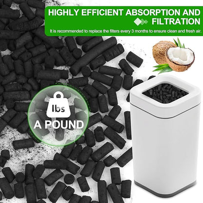 Charcoal Refills for Lomi Kitchen Composter 1 Pounds Activated Charcoal Odor Absorber Filter Refill Compatible with Lomi Composter