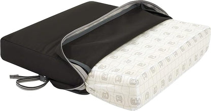 Classic Accessories Ravenna Water-Resistant 21 x 19 x 5 Inch Patio Seat Cushion, Espresso, Patio Loveseat Cushion