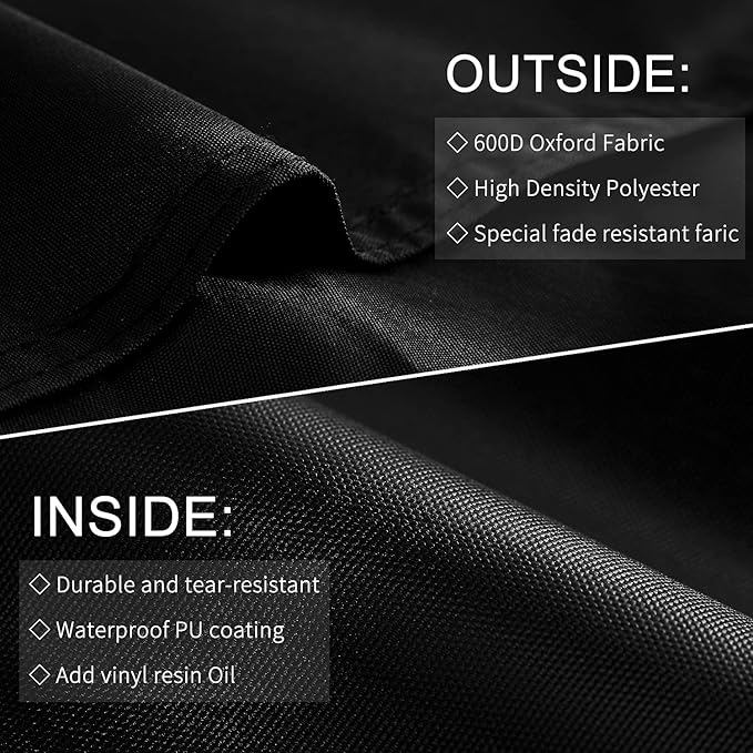 Grill Cover for Traeger Ironwood 885, Heavy Duty Waterproof Pellet Grill and Smoker Cover, Special Zipper Design