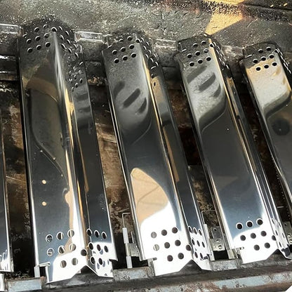 BQMAX Grill Parts for Nexgrill 5 Burner Gas Grill 720-0888 720-0888A 720-0888N, Cooking Grate, Heat Plates Shield and Burner for Nexgrill 5 Burner Replacement Parts for 720-0888 Nexgrills Part