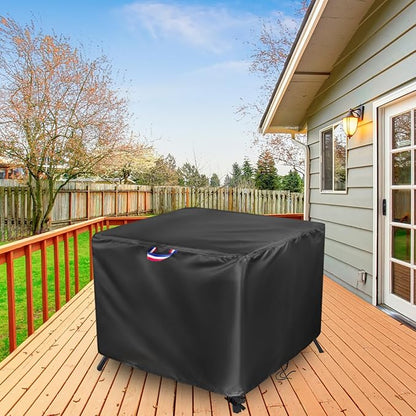 40 x 40 Patio Table Cover, 40 Inch Square Patio Table Cover for Outdoor Furniture Waterproof, Heavy Duty Protective Covers Fit Square Tabletop