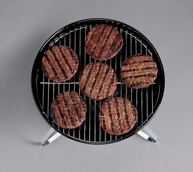 Weber Smokey Joe Charcoal Barbecue/Portable Design, Porcelain-Enamelled Lid & Bowl, 37 cm Cooking Surface, Black
