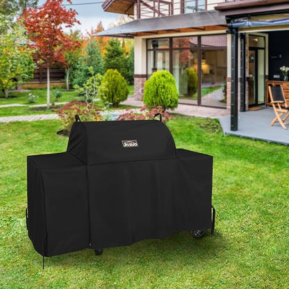 Grill Cover for Traeger Grills BAC776 Woodridge Pro and Traeger Woodridge Elite Grills, Special Zipper Design