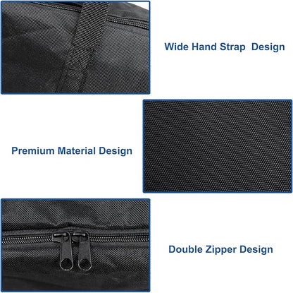 BBQ Tool Storage Bag, Heavy Duty Tools Bag, 600D Oxford Cloth, Outdoor Grill Accessories Bag for Camping Picnic Trip (22X5X8Inch)