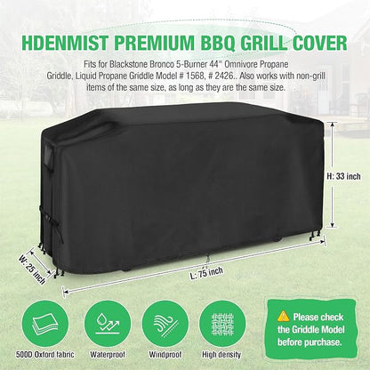 Grill Cover for Blackstone 36" Griddle 65x28x35in