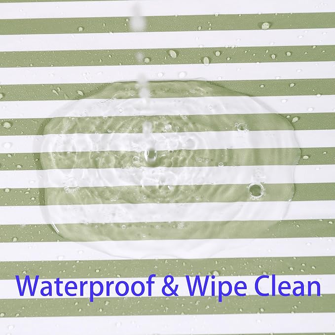Walrus Round Vinyl Fitted Tablecloth with Flannel Backing Elastic Edge Design Table Cover Waterproof Oil-Proof PVC Table Cloth Stain-Resistant Best for 45"-56" Round