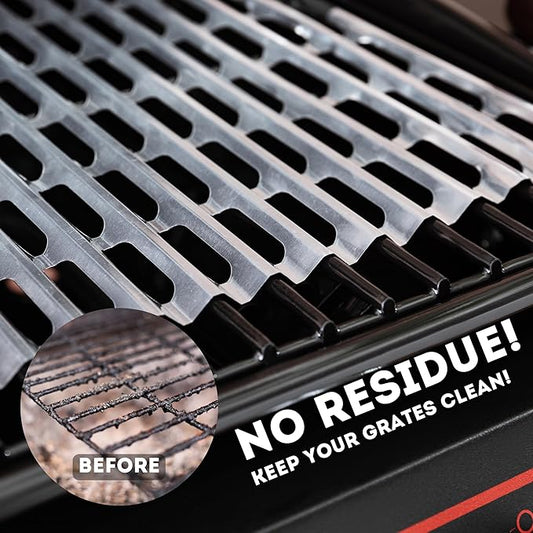 Disposable Aluminum Grill Liners & Grill Toppers | Heavy-Duty, Tear & Heat Resistant BBQ Foil Sheets | Perfect for Public Park Grills, Outdoor BBQ, Camping & Tailgating | 12 x 20 Size, 10-Pack