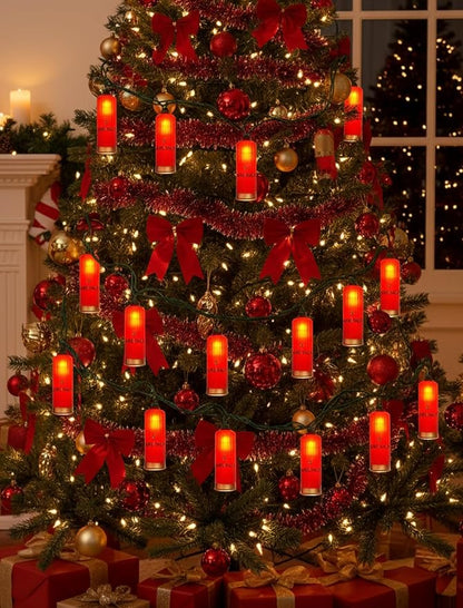 8.5Ft Shotgun Shell String Light Outdoor, 10 LED Red Bullet Decor Lights | Shatterproof & Waterproof, End-to-end Connectable, Hanging Christmas Decor UL listed for Home Wedding Party, 2700K Warm White