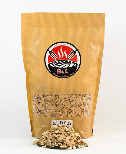 BBQ Premium Smoking Wood Chips,BBQ Chips,Smoker Chips,BBQ,Grill APPLIANCES (Alder Wood Chips)
