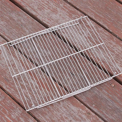 Mini Folding Stove Rack BBQ Grill Pot Stand Stainless Steel Portable Charcoal Grill Non-Stick Camping BBQ Grills Outdoor Barbecue Grill for Picnic Hiking Backpacking,A-1