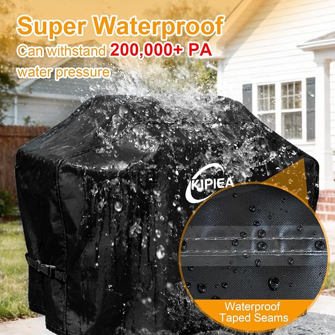 600D Pellet Grill Cover for Camp Chef Woodwind 24, Woodwind Pro 24, Waterproof BBQ Smoker Cover, UV Resistant, No Tear, No Fading
