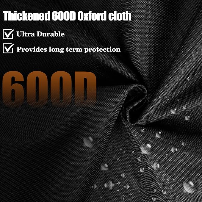 QuliMetal Grill Cover for Traeger Timberline XL TBB01RLG, Ironwood XL TFB93RLG Wood Pellet Grills - Heavy Duty Waterproof Fade Resistant Full-Length Grill Cover for Traeger Cover BAC639 BAC647