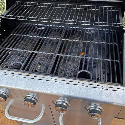 17inch Grill Grates for Nexgrill 4 Burner 720-0830H 720-0783E, 5 Burner 720-0888N 720-0888 720-0697, Charbroil 4 Burner 463241113 463449914, Kenmore 720-0670A Grids