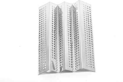 Replace parts 3-Pack Stainless Steel Heat Plate and 3-Pack Stainless Steel Burner,Replacement for American Outdoor Grill Gas Grills 24NB, 24NG, 24NP, 24PC, 36NB, 36PC