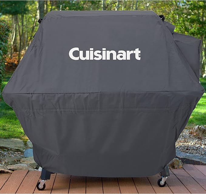 Cuisinart CGWM-081 Clermont Pellet Grill & Smoker Cover, Durable Rip-Resistant Polyester (Cover fits Clermont Pellet Grill)