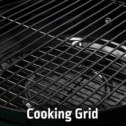 14.5 Inch Portable Charcoal Grill, Black Small BBQ Grill for Outdoor Camping Picnic Tailgate, Tabletop Charcoal Barbecue with Heat-Resistant Handles for Easy Carry