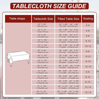 DWCN Pink Tablecloth Rectangle - Waterproof Stain and Wrinkle Resistant Washable Table Cloth, Decorative Fabric Table Cover for Kitchen Dining Room Party and Outdoor Use, 54 x 80 Inch