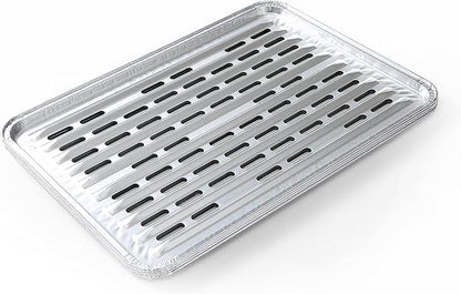 Kingsford Disposable Grill Liners, Heavy Duty Aluminum Foil Grill Toppers for Outdoor BBQ Grills, Helps Prevent Food and Sauce Falling Through Grates, 16 x 11.75 in, 4 Count