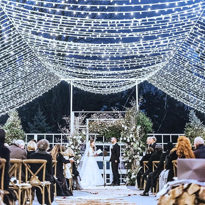 82FT 250 LED Outdoor String Lights, White Christmas Lights Indoor | Plug in Waterproof 8 Modes Clear Wire String Twinkle Lights for Bedroom Outside Patio Xmas Party Holiday Decorations