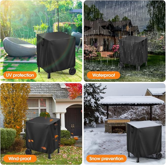 Outdoor Prep Table Cover for Inkmin Cart 27x22x30in