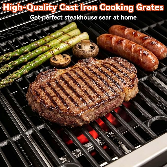 17" Grill Grate for Charbroil Performance 4 Burner 463352521 463354021 463365021 463365522 463366022, Cooking Grates Grill Replacement Parts for Char-Broil G426-0004-W1 G426-0005-W1