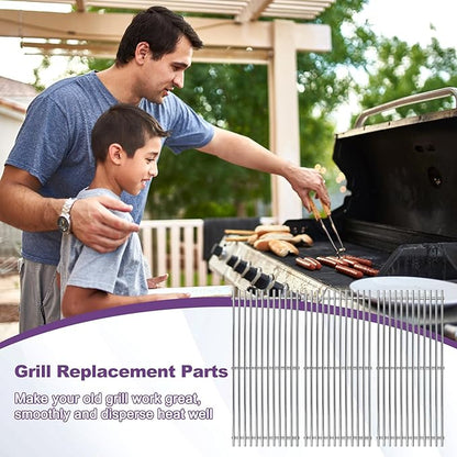 92461 Stainless Steel Heat Plate with 36-B-11 Cooking Grates Replacement for American Outdoor Replacement Grill Parts 36NB 36PC 36NB-00SP