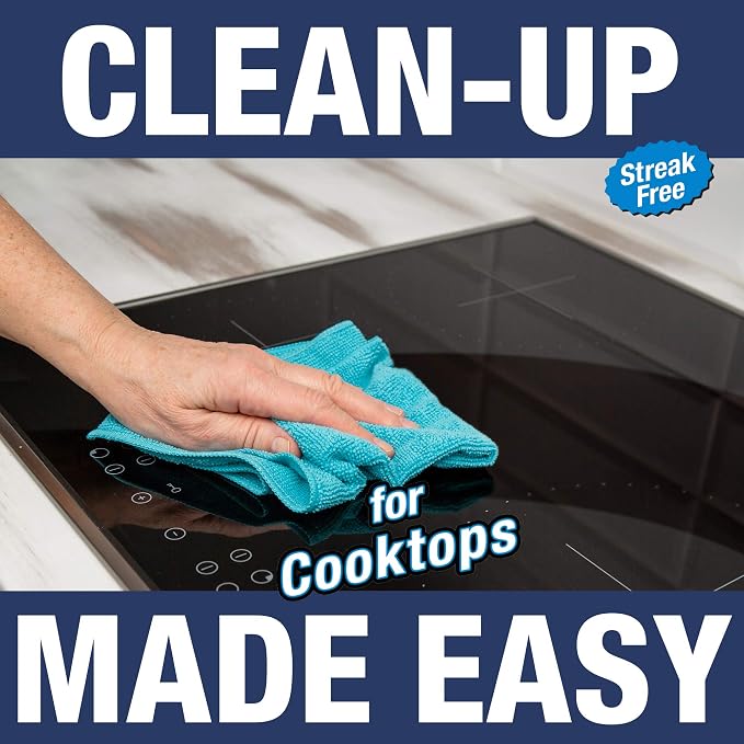 MiracleSpray for Microwave and Cooktop, Easily Removes Food and Grime Buildup, Safe and Convenient Stove Top Cleaner, Great for Home and Kitchen Use - 16 Fl Oz (Pack of 2)