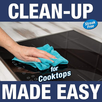 MiracleSpray for Microwave and Cooktop, Easily Removes Food and Grime Buildup, Safe and Convenient Stove Top Cleaner, Great for Home and Kitchen Use - 16 Fl Oz (Pack of 2)