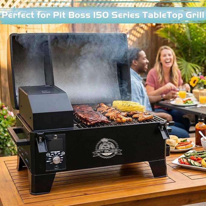 Grill Grates for Pit Boss PTG 150 Series Navigator Pro Series II Portable Wood Pellet Smoker Replacement Parts Pitboss PB150PPS PB150PPG Cooking Grid Portable Stainless Steel Smoking Rack Accessory