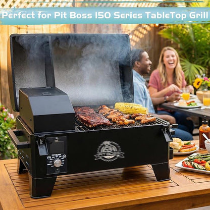 Grill Grates for Pit Boss PTG 150 Series Navigator Pro Series II Portable Wood Pellet Smoker Replacement Parts Pitboss PB150PPS PB150PPG Cooking Grid Portable Stainless Steel Smoking Rack Accessory