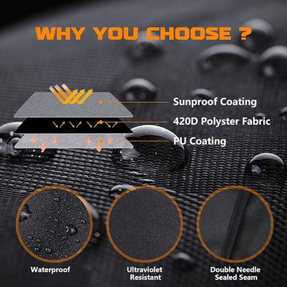 Outdoor Heavy Duty Waterproof Grill Cover for Nexgrill Neevo 720 Propane Gas Digital Smart Grill,BBQ Cover for Nexgrill 5 Burner Grill 720-0888 720-0830 720-0783 54 inch Grill Cover Accessories