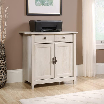 Sauder Edge Water Accent Storage Cabinet with Doors, Utility Cabinet, in Chalked Chestnut finish