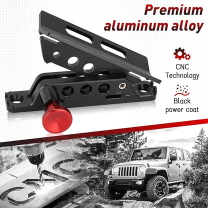AUFER Universal Quick Release Roll Bar Fire Extinguisher Mount Holder Compatible with for Jeep Wrangler Gladiator Ford Bronco UTV Polaris RZR Can Am ATV,Aluminum