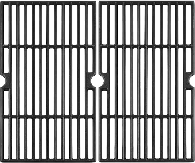 463724514 463714514 Grill Grates Grill Replacement Parts for Charbroil Grill Grates 463724511 463724512 463714914 463714915 Classic C-39M5CB FDDUO1024 Nexgrill 810-0025 Cast Iron Cooking Grates 2 Pcs
