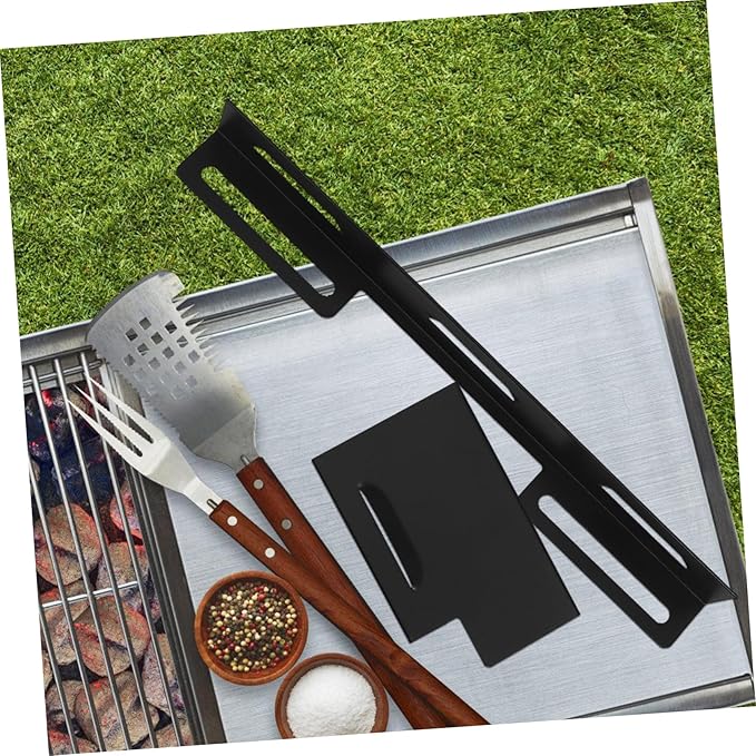 Totority Griddle Wind Guard Effortless Installation Wide Compatibility for Indoor Grilling Aesthetic Design for Glass Top Stoves Wind Protection for Consistent Cooking Results