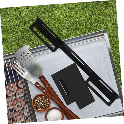 Totority Griddle Wind Guard Effortless Installation Wide Compatibility for Indoor Grilling Aesthetic Design for Glass Top Stoves Wind Protection for Consistent Cooking Results
