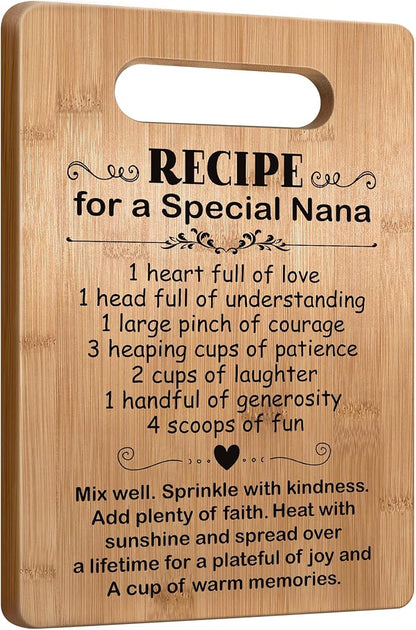Popular Birthday Gifts for Nana, Cutting Board Gift for Nana, Cute Grandma Gifts from Grandchild, Nana Gifts for Mothers Day