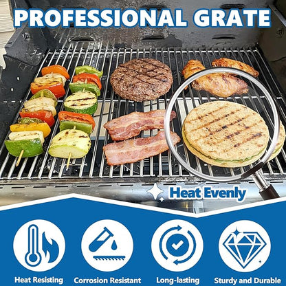 SafBbcue Replacement Parts Kit for Nexgrill 4 burner 720-0830A 720-0830H 720-0783E 720-0783C 720-0830D Parts, Kenmore 122.33492410 122.33492411, Master Forge 1010037, BHG 720-0783W Replacement Parts
