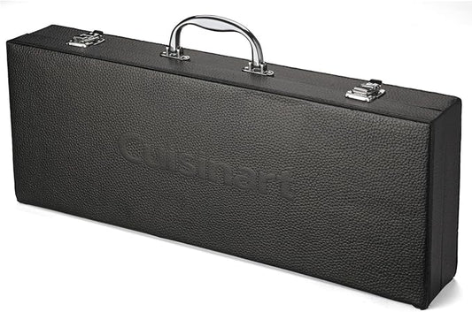 Cuisinart 10-Piece Premium Grilling Set, Grill Accessories Stainless Steel BBQ Tools, Storage Tote for Spatula, Tongs, Grill Brush, and More, Perfect for BBQ, Cookouts, Camping, Tailgates