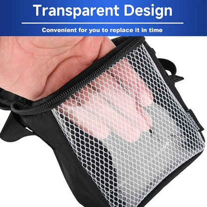Facial Tissues Holder for Kleenex, Hanging Tissues Dispenser with Transparent Cover, Easy to Tear Tissues Waterproof Papers Towels Holder for Home, Dining, Bathroom, Bedroom (Facial Tissues)