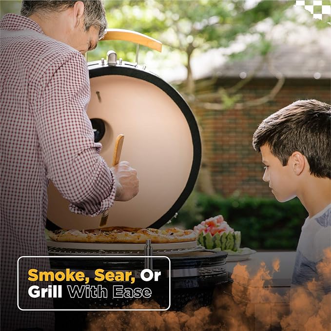 Coyote Asado Built-In Ceramic Cooker- Smoker and Grill - C1CHCS