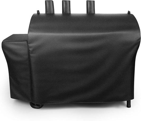 Grill Cover for Char-Griller 3 Burner Dual Fuel 5050 5650 CG30282825, for Char Griller Smoker Charcoal Grill Cover, 600D Waterproof BBQ Cover