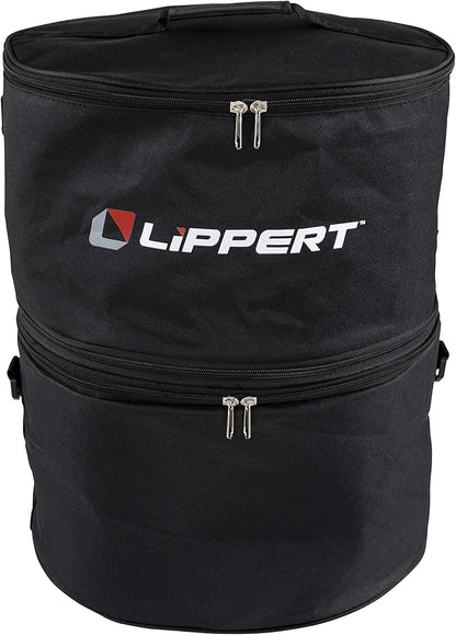 Lippert Odyssey Portable Grill - Compact and Versatile Charcoal Grill for Camping, Tailgating, and Outdoor Cooking - Lightweight and Durable Design with Large Cooking Surface - Green