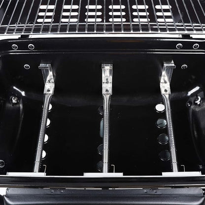 Replacement Kit for 3-Burner Walmart Expert Grilll XG10-101-002-02 GBC2016WRS, Porcelain Steel Heat Plate Heat Tent and Burner Replacement Parts for 3-Burner Expert Grill Parts