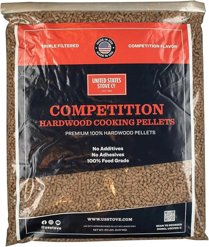 Competition Cooking Pellets, 20lb Bag
