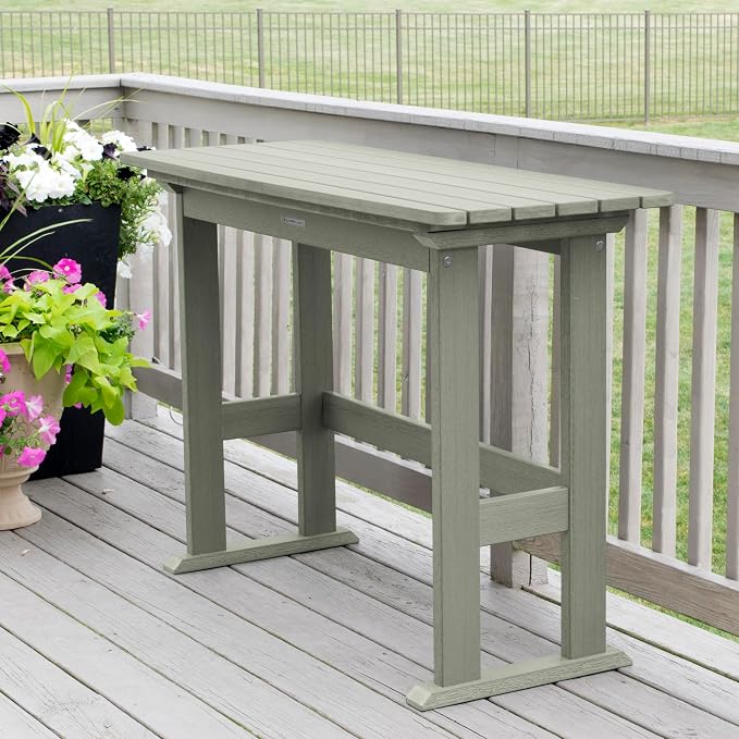 highwood Lehigh 6pc Counter Height Balcony Dining Set, Eucalyptus