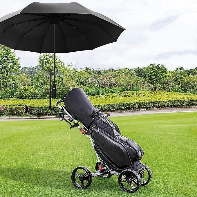 XLINGZA UPF 50+ Beach Umbrella with Adjustable Universal Clamp