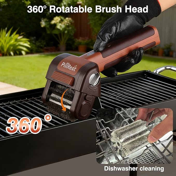 Brush for Rechargeable Grill Cleaner for Outdoor Grill