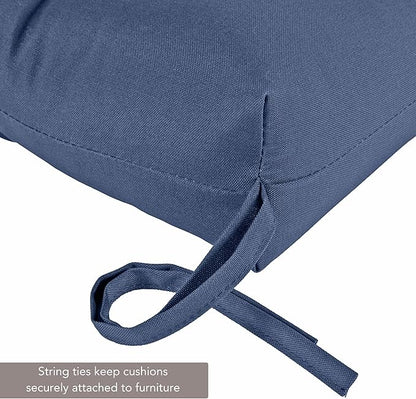 Outdoor Reversible Chaise Lounge Chair Cushion, Midnight